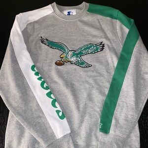 Philadelphia eagles Kelly green old school Eagles 🦅 crew neck sweatshirt 💚🖤